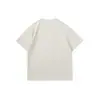 Yidao Vintage 2026 Verano Nuevo Estilo Callejero Americano Sencillo Bordado Diseño de Cuello en V Casual Holgado Unisex Manga Corta