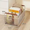 Mochila Caixa de Armazenamento de Livros Caixa de Livros para Mesa de Sala de Aula de Estudante Recipiente com Rodas Cesta de Artefatos para Livros Debaixo da Mesa do Dormitório
