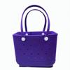 Explosiones transfronterizas europeas y americanas impermeable eva bolsa de playa con agujeros bolsa de almacenamiento bolsa para exteriores lavable capacidad en stock
