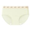 Calcinhas Femininas de Algodão Puro Antibacterianas Sem Costura 10A, Algodão Total, Cavalo Estendido, Estilo Japonês Ultra Macias como Nuvens, Cintura Média, Modelo Triângulo para Meninas