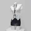 Roupa Sexy de Secretária Lingerie com Saia Bodycon, Estilo Puro Desejo, Uniforme Provocante para Busto Pequeno Roupa de Dormir para Mulheres 2808