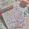 Tomoni Pegatinas para Uñas de Gel Popular para Uñas DIY de Dibujos Animados Verano Paleta de Dulces Accesorios para Uñas Material de Pegatina