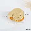Presilhas de Cabelo da Série Marinha Mais Vendidas Feitas de Metal, Estilo de Luxo Leve, Acessórios de Cabelo de Estrela-do-Mar e Concha, Venda por Atacado do Fabricante
