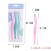 TINPIF aparador de sobrancelha de aço inoxidável raspador de sobrancelha kit com 3 peças ferramenta aparadora de sobrancelha atacado de fábrica