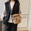 Bolso Bandolera Pequeño para Pareja de Moda Urbana para Mujer Estilo Coreano Moderno Casual de Lona Combinable Bolso Cuadrado Pequeño de Hombro