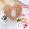 Otoño e Invierno Nuevos Accesorios de Corazón de Felpa Rellenos de Algodón Accesorios para Ropa Sombreros Accesorios para Ropa Corazones de Melocotón Dulces y Lindos