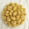 Nuevos accesorios de flor tridimensional de cuentas hechas a mano multicolor de venta caliente transfronteriza para ropa, zapatos, sombreros y tocados