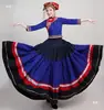 Nuevo Disfraz de Danza Yi para Mujer, Danza Étnica del Festival de la Antorcha Yi para Adultos, Falda Larga con Flecos Danza Ajelu
