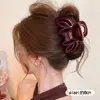 Nuevo estilo primavera y verano pinza de tiburón grande para mujer con un toque de alta gama, no daña el cabello, pinza de pelo para la nuca, accesorio para el cabello