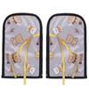 Guantes de Protección Solar Eléctrica de Verano Cubierta de Manillar de Parasol para Motocicleta Transpirables Dibujos Animados Tridimensionales Impermeables Guantes de Montar