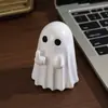 Figura de Brinquedo de Fantasma com Dedo do Meio Tendência para Halloween, Decoração Fofa para Mesa, Presente para Amigos