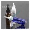 Frasco de 30ml com Bico Transparente Frasco Conta-Gotas Frasco de Pasta Colorida 30ml Tampa Pontiaguda Frasco Azul Frasco com Tampa para Água Elétrica para Cabelo Frasco para Pintura com Areia