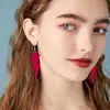 Pendientes Cruzados Europeos y Americanos de Acrílico Geométrico Fluorescente Estrella de Cinco Puntas Rayo Pequeño con Ganchos para Oreja Pendientes Elegantes para Fiesta de Señoras para Mujeres