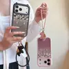 Funda Brillante con Pedrería Adecuada para iPhone 17 Pro Max, Apple 17 Pro, 16/15 Funda Protectora Anti-Caídas para Teléfono 17