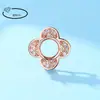 Colgante de Cobre Feliz Planeta Pequeño Chapado en Platino Colgante Vacío DIY Incrustado con Diamante Huizi Redondo de Fondo Puntiagudo Jade 925 Colgante