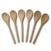 Cuchara de madera Cuchara mezcladora de haya Cuchara mezcladora normal Cuchara para ensalada común Cuchara grande popular europea y americana Cuchara de cocina