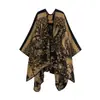 Xale Etnia Yunnan Estilo Outono/Inverno Xizang Yunnan Imitação Caxemira Manto Capa Jacquard Xale para Aquecimento