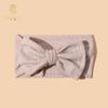 Amazon Cross-border Novos acessórios de cabelo infantil Baby Fabric Bow Headband Baby Comfortable Fontanelle Wide Hair Band