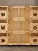 Villa Gato Jaula para Gatos de Madera Maciza Espacio para el Hogar Casa para Gatos Casa de Interior de Lujo para Gatos Gabinete para Gatos Nido para Gatos Cría