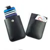 Portatarjetas de cuero en stock transfronterizo, ranura para tarjetas de gran capacidad, portatarjetas pequeño, ranuras múltiples para tarjetas, tarjetero de cuero PU de alta gama para mujer