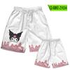 Hollokitty Cartoon Cat Shorts Calças casuais masculinas e femininas Férias de verão Calças de praia Fonte fabricantes