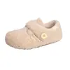 Mocasines planos de lana de cordero slip-on 2026, versátiles y cálidos, nuevo estilo de invierno, zapatos peludos estilo francés, zapatos de algodón para mujer