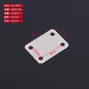 Conector Plano Galvanizado de Hierro Soporte Plano para Muebles Lámina de Hierro Lámina Recta Código de Ángulo L Ángulo Plano Placa de Fijación Conector de Placa