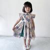 Nuevo qipao de verano 2024 para niñas, vestido hanfu de estilo étnico para bebé, estilo chino retro, vestido de princesa para niños