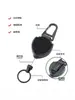 Chaveiro Retrátil Multifuncional Mosquetão para Exterior Anti-perda Corda de Aço Elástica Chaveiro Fivela para Pendurar Mochila