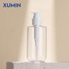 Botella de desinfectante de manos Xumin de 200 ml con fondo redondo y hombros planos, botella de champú de 300 ml y botella de gel de ducha de gran capacidad de 500 ml.