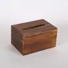 Caja de Pañuelos Creativa de Madera Maciza Estilo Japonés Sala de Estar Caja Multifuncional de Madera para Almacenamiento de Pañuelos Hotel Caja de Papel de Oficina