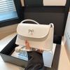 Bolso pequeño de alta gama para mujer, nuevo otoño 2024, popular, bolso cruzado combinable, moderno, sencillo, para hombro, bajo el brazo, pequeño, cuadrado.