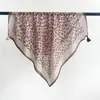 Pañuelo pequeño cuadrado de algodón y lino color marrón estilo Maillard para mujer, estilo nuevo, elegante y versátil, pañuelo decorativo para la cabeza, diadema, pañuelo de cuello, accesorio para la cintura