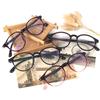 Gafas Graduadas Jamie 5883Tr90 de Montura Redonda Ultraligera para Mujer, Estilo Universitario Fresco y Sencillo, Gafas Sin Graduar para Hombre