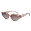 80312Gm Gafas de Sol de Alta Gama del Mismo Estilo para Mujer con Decoración Anti-UV Moda Retro Ovaladas Gafas de Sol