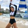 Moda nueva 2021 cintura alta femenina con abertura estudiante pequeño fresco delgado traje de baño para vacaciones en aguas termales [generación de pelo]]
