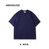 Ag3072480G Camiseta Casual Juvenil de Algodón Puro de Hilo Doble Pesado, Manga Corta, Cuello Redondo, Transpirable