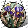 Adornos Colgantes Decorativos de Vidrio de Color Transfronterizos, Decoraciones para Paredes y Ventanas, Captadores de Luz, Regalos para el Día de la Madre, Regalos de Cumpleaños