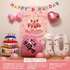 Decoração de aniversário de menina pôster de um ano tecido para pendurar banner de fundo adereços de arranjo de cena conjunto fotográfico cerimonial