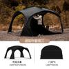 Barraca Exterior Portátil Dobrável Equipamento de Camping Suprimentos de Piquenique Guarda-sol Borracha Preta Salto Exterior Interior à Prova de Chuva