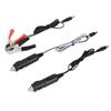 Cargador de coche con encendedor de cigarrillos macho DC5.5 para coche, 12V-24V, cable de alimentación para encendedor de cigarrillos, macho DC a pinza de nivel 30A