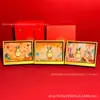 Adornos creativos de conejo de jade enmarcados para el Festival de Medio Otoño, decoraciones temáticas de la luna y pasteles de luna de alta calidad - perfectos para regalos empresariales y disponibles para venta al por mayor