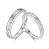 Anillos de Pareja Estilo Nuevo Rueda de Edad Plata de Ley S925 Versátiles de Gama Alta Ajustables para Hombres y Mujeres Accesorios