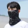 Protetor Solar de Verão Masculino e Feminino Proteção UV Viseira Respirável Máscara de Orelha Proteção de Pescoço Proteção de Pescoço Seda Gelada Ciclismo Outdoor Gola de Pescoço
