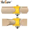 Yusheng Bearing Broca Positiva Semicircular Conjunto de 5 Peças Haste de 1/2 Freseadora para Marcenaria 5 Esferas Haste de 12,7 Acabamento e Gravação em Madeira