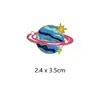 Broche Metálico de Oito Planetas Desenho Animado Broche de Planeta Nicho Acessórios Versáteis para Bolsa Roupas Presentes para Estudantes