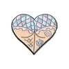 Serie Creativa de Halloween Estilo Dibujos Animados Forma de Corazón de Amor de Dibujos Animados Accesorios de Insignia Metálica Broche Divertido