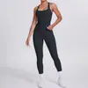 Conjunto esportivo de duas peças, cor sólida, escovado em ambos os lados, justo, com costas nadador, europeu e americano, para corrida, fitness e yoga