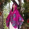 Chal con Capucha para Turismo en Lijiang Estilo Étnico del Noroeste para Mujer Bufanda Chal Nuevo Otoño e Invierno Dividido Foto Torre Exterior Xizang
