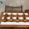 Madeira de Pessegueiro Marca Tai Sui Acessórios Culturais DIY Pulseira Pulseira Contas Corda Trançada Pingente Acessórios Criativos